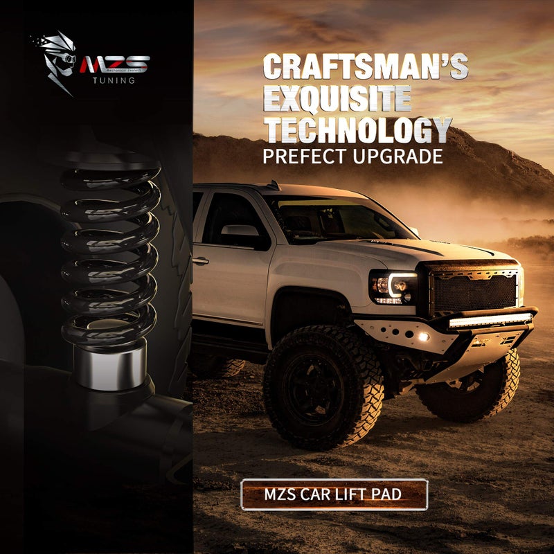 MZS مجموعة رفع MZS 1.5" مسافات زنبرك خلفي متوافقة مع رام 1500 من 2009-2026 / تاهو من 2000-2020 / سوبربان يوكون 1500 من 2000-2020 / أفالانش 1500 من 2002-2013 2WD 4WD - Image 2